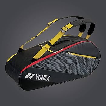 【美品】ヨネックス　ラケットバック Amazon.co.jp: YONEX 82026 (ブラック/イエロー) アクティブ